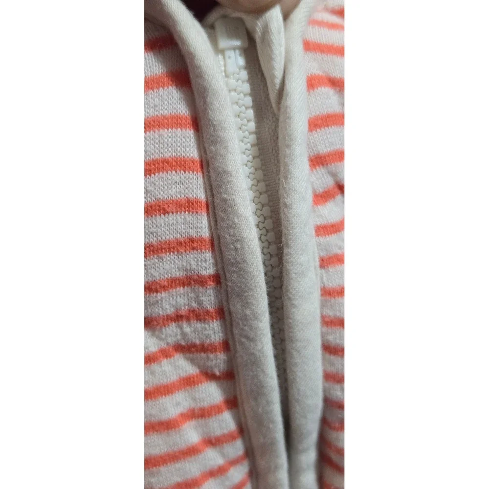 Moon and Back by Hanna Andersson Quilted Sleep Sack Orange‎ Stripe Medium